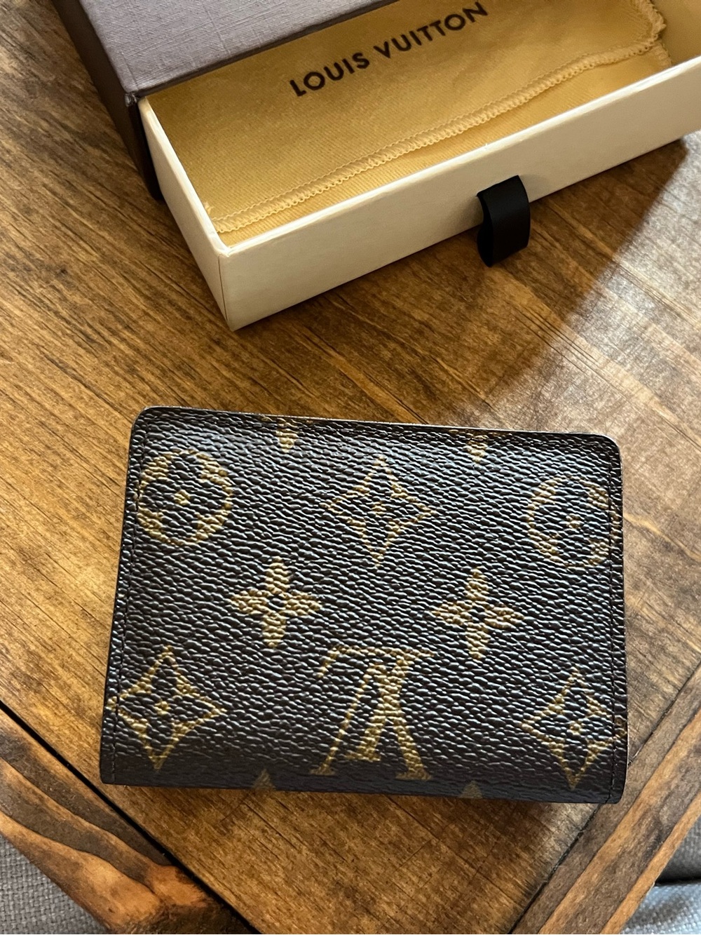 Louis Vuitton Monogram compact snap wallet, made in France. With the box - Picture 8 of 16
